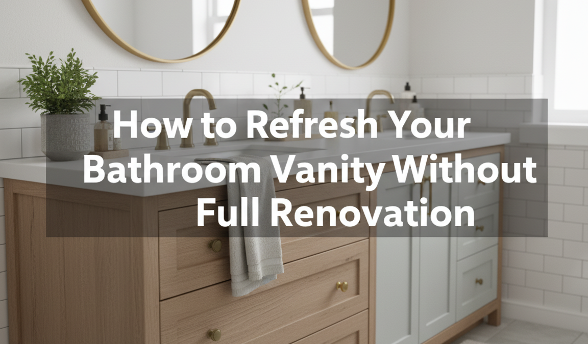 How to Refresh Your Bathroom Vanity Without Full Renovation